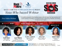 Black PR Wire and Women Grow Strong present “Sistas Who Succeed” -- A FREE Women’s History Month Webinar